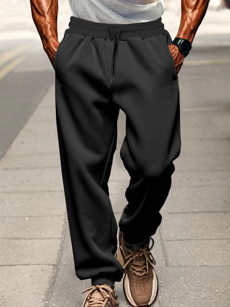 Casual Fleece Lined Sweatpants - Image 2
