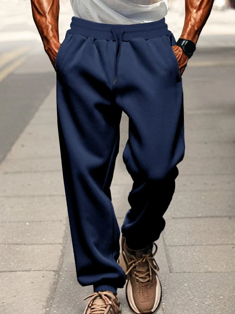 Casual Fleece Lined Sweatpants - Image 4