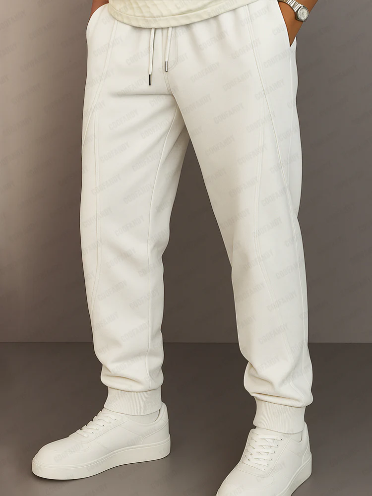 Casual Flexible Waistband Jogger - Image 2