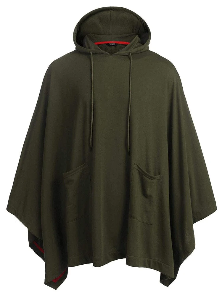 Casual Hooded Poncho Cape (US Only) - Image 9