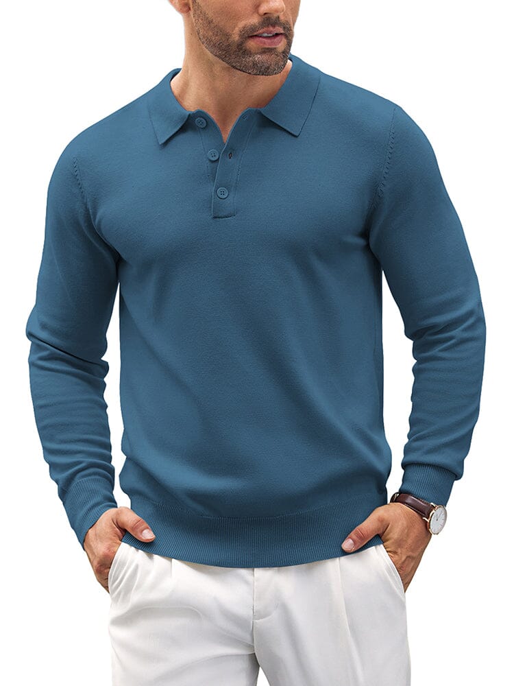 Casual Knit Polo Shirts (US Only) - Image 3