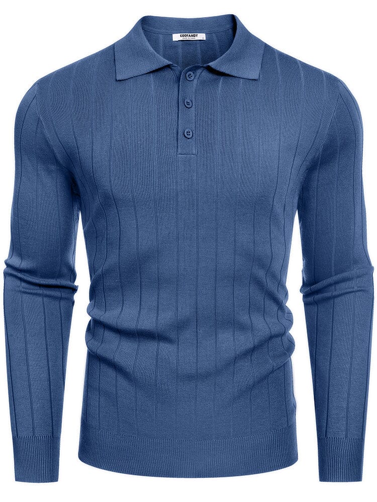 Casual Knit Polo Sweater (US Only) - Image 6