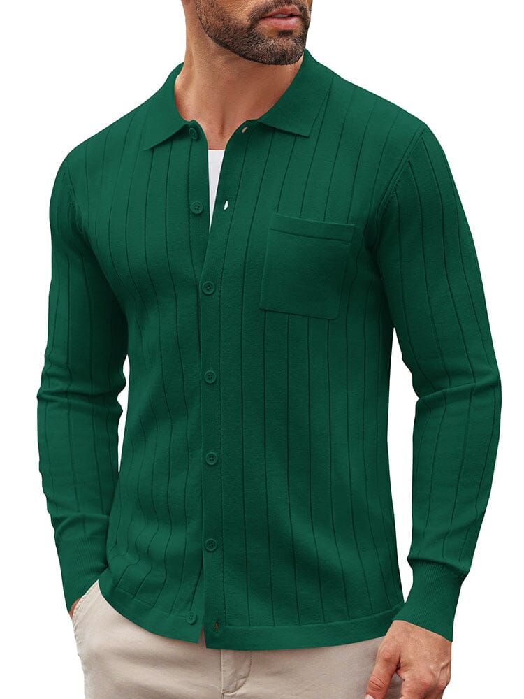 Casual Knit Ribbed Cardigan (US Only) - Image 11