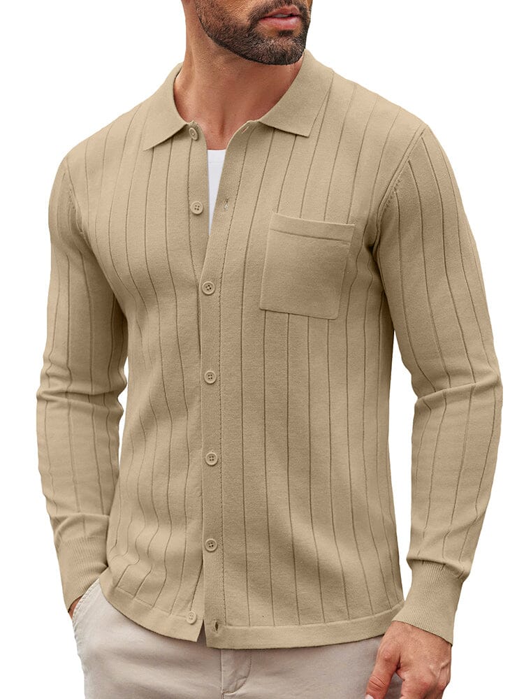Casual Knit Ribbed Cardigan (US Only) - Image 12
