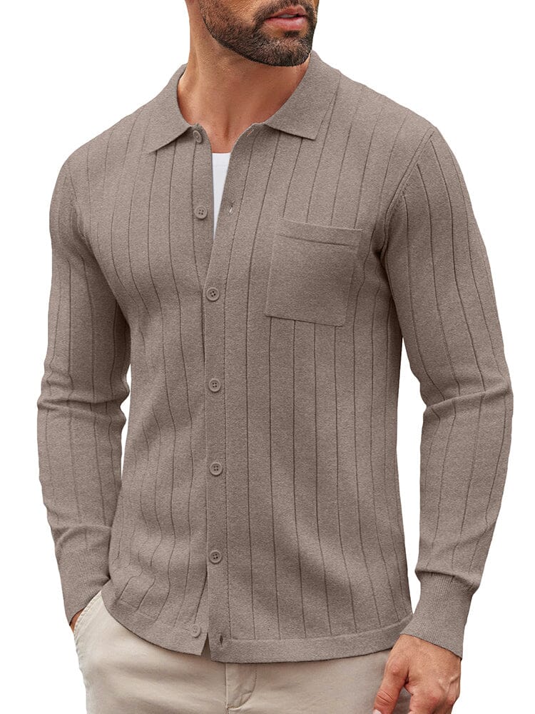 Casual Knit Ribbed Cardigan (US Only) - Image 13