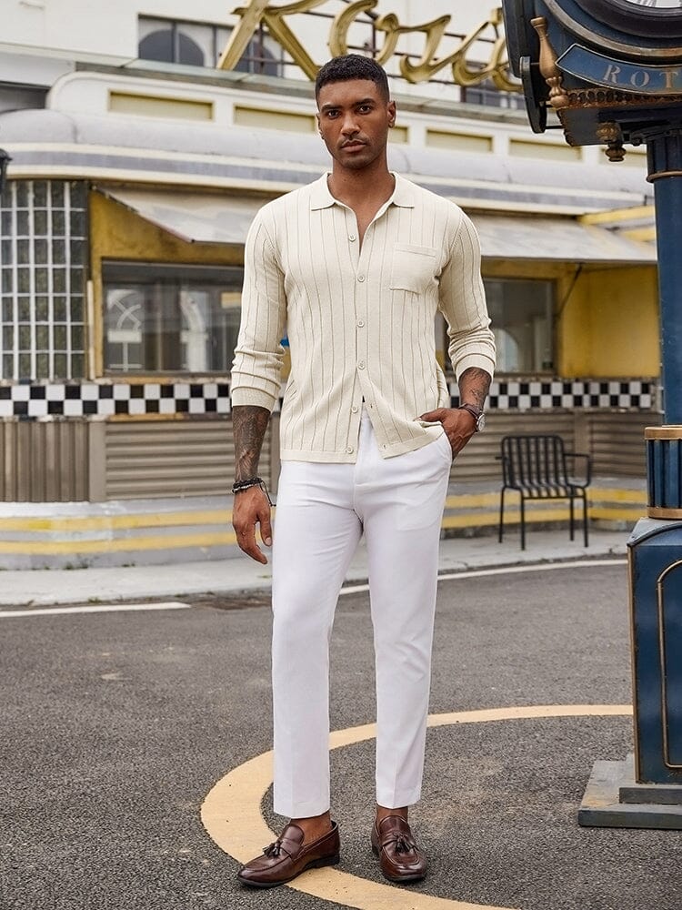Casual Knit Ribbed Cardigan (US Only) - Image 17