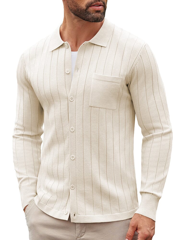 Casual Knit Ribbed Cardigan (US Only) - Image 2
