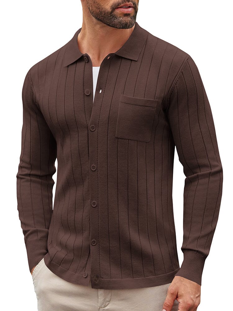 Casual Knit Ribbed Cardigan (US Only) - Image 6