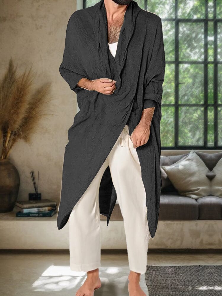 Casual Lightweight Asymmetrical Cape - Image 2