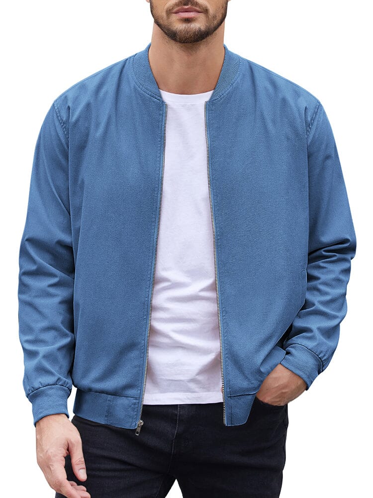 Casual Lightweight Bomber Jacket (US Only) - Image 7
