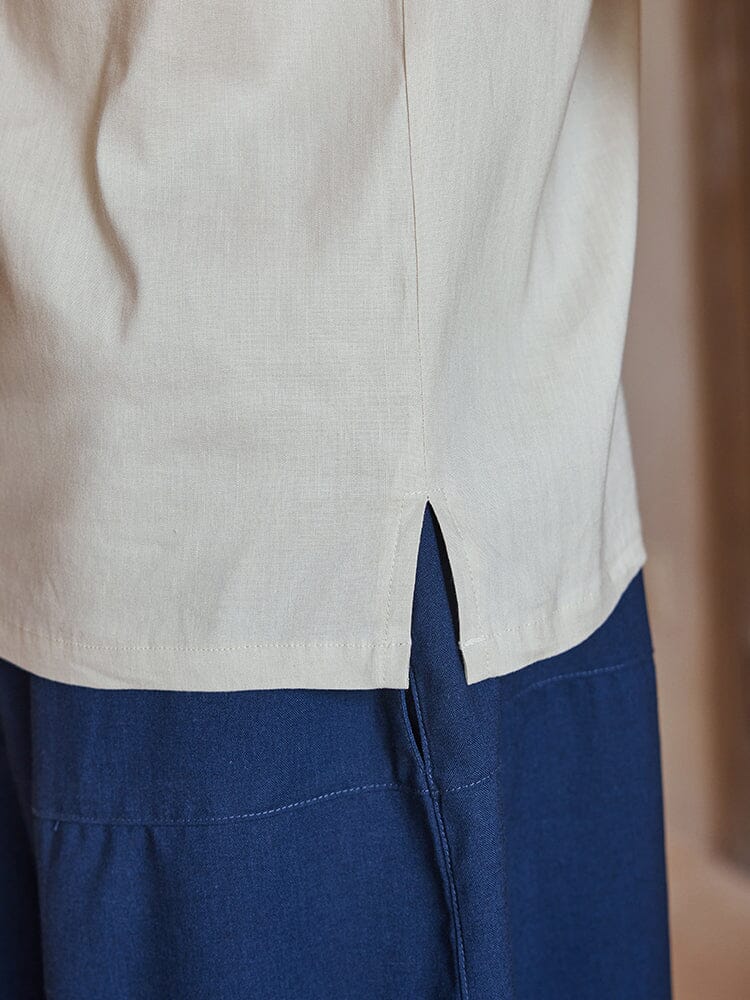 Casual Linen Blend Shirt - Image 10