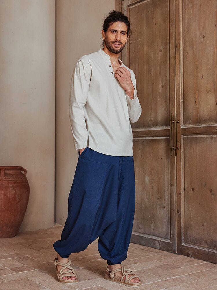 Casual Linen Blend Shirt - Image 4