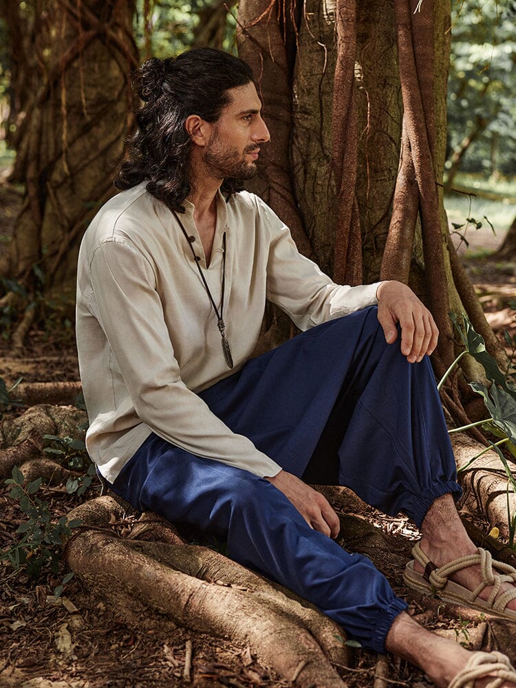 Casual Linen Blend Shirt - Image 7