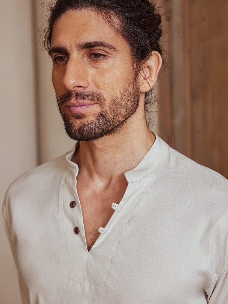 Casual Linen Blend Shirt - Image 8