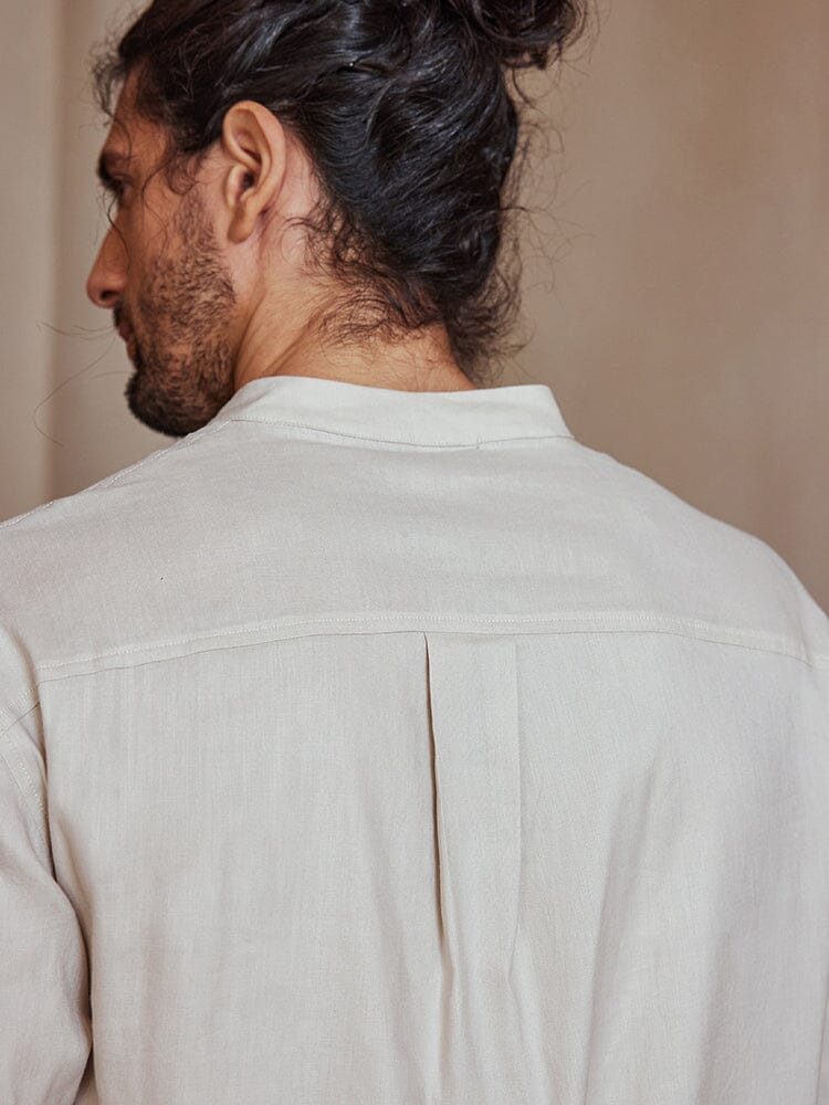 Casual Linen Blend Shirt - Image 9