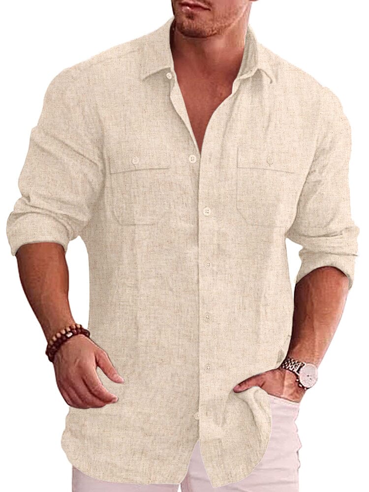 Casual Linen Blend Shirt (US Only) - Image 11