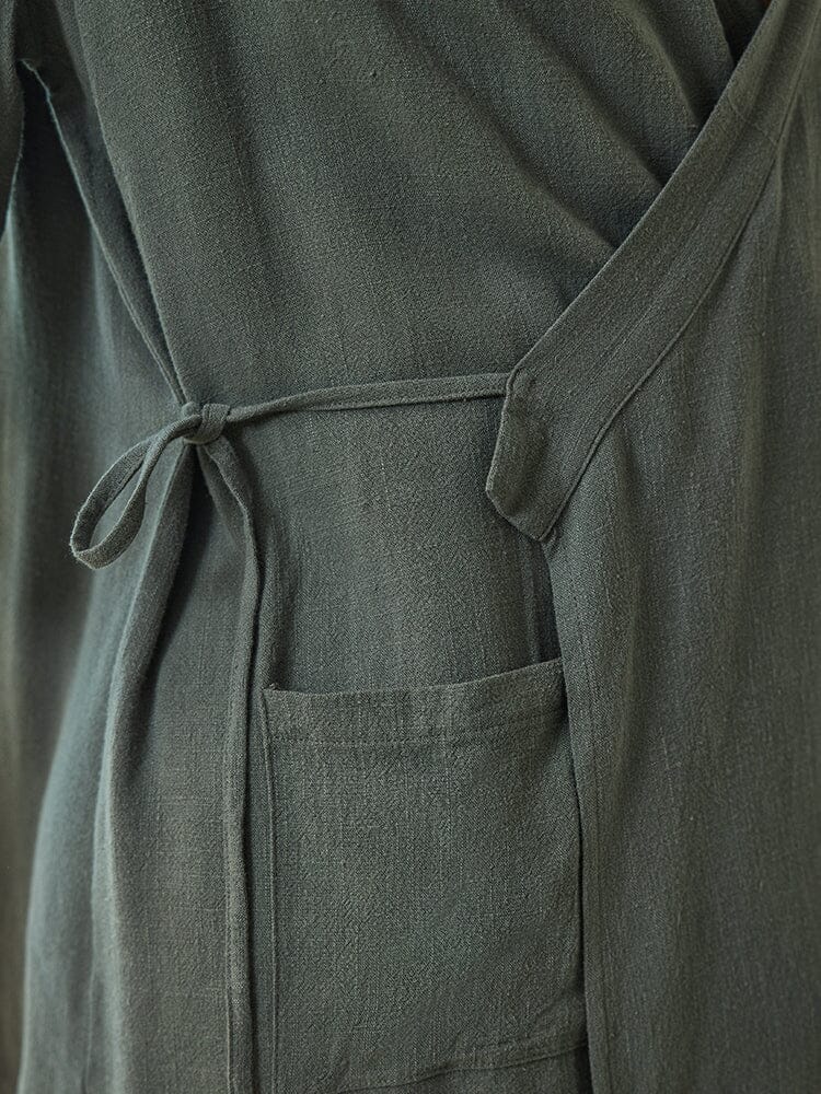 Casual Linen Blend Shirt Set - Image 7