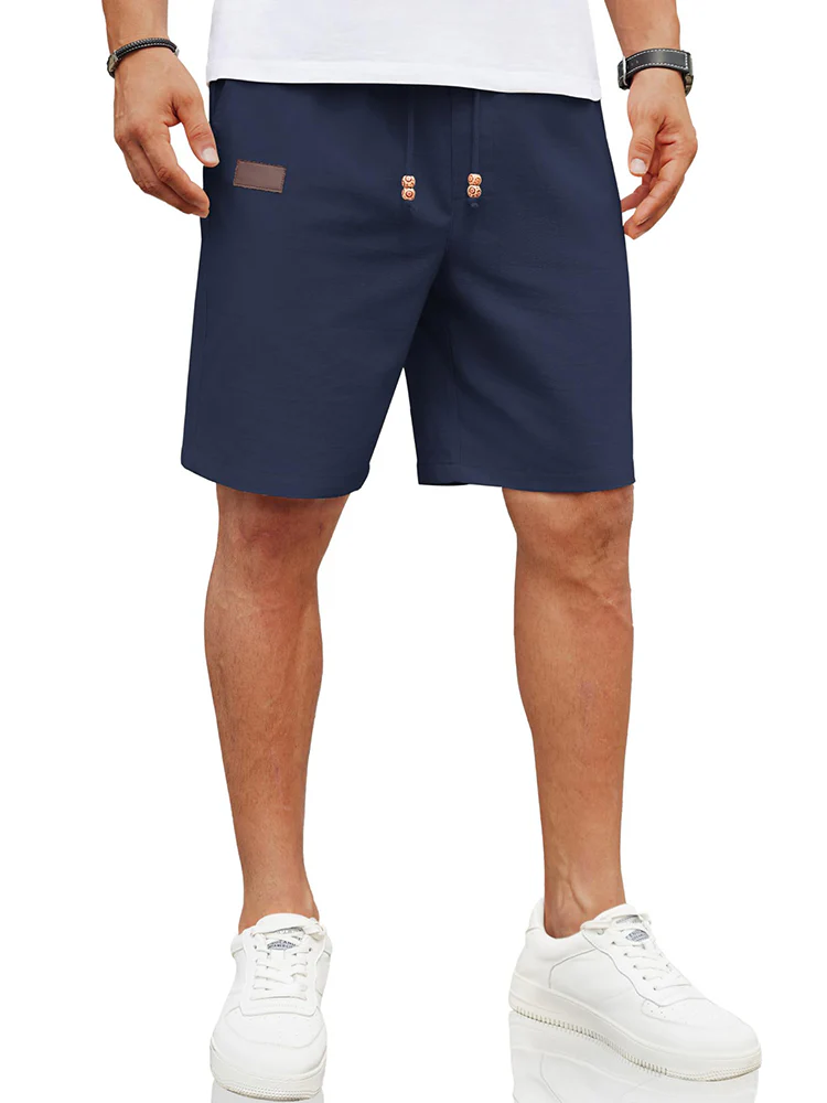 Casual Linen Blend Summer Shorts (US Only) - Image 10