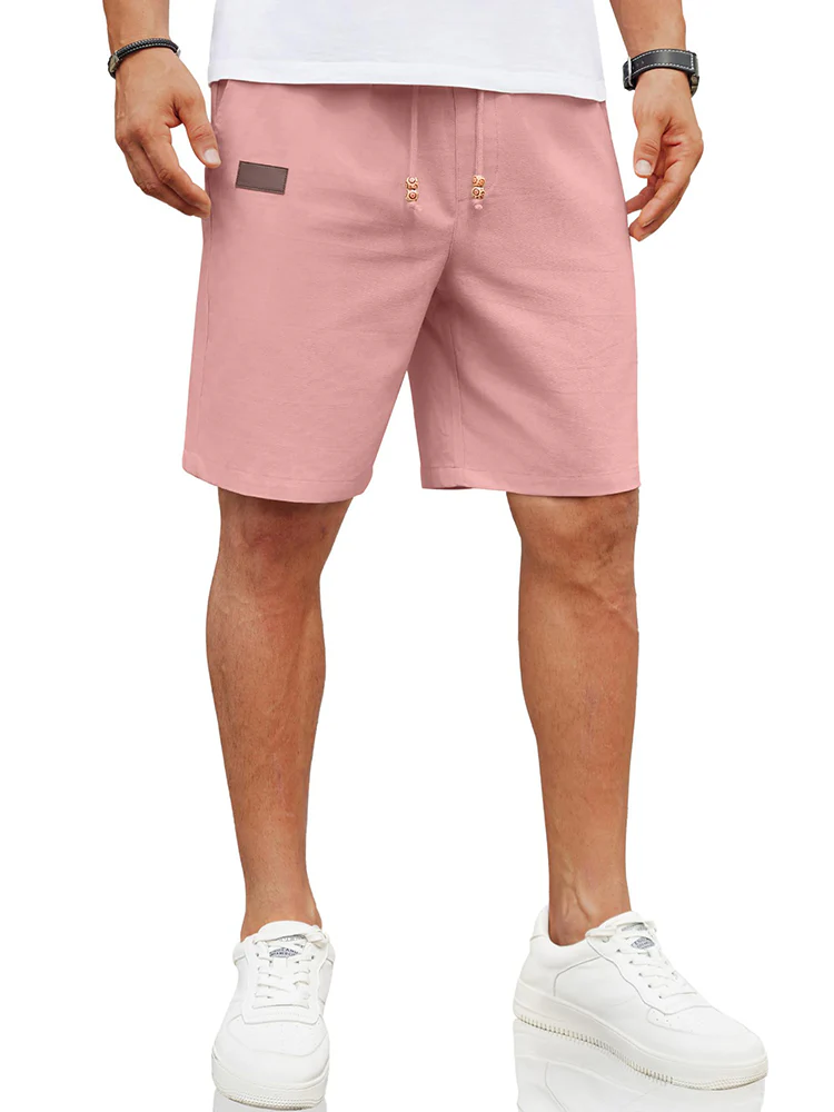 Casual Linen Blend Summer Shorts (US Only) - Image 11