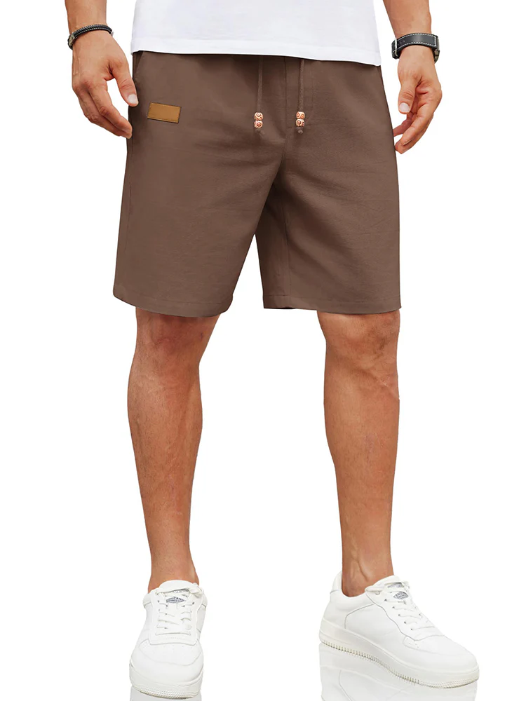 Casual Linen Blend Summer Shorts (US Only) - Image 16