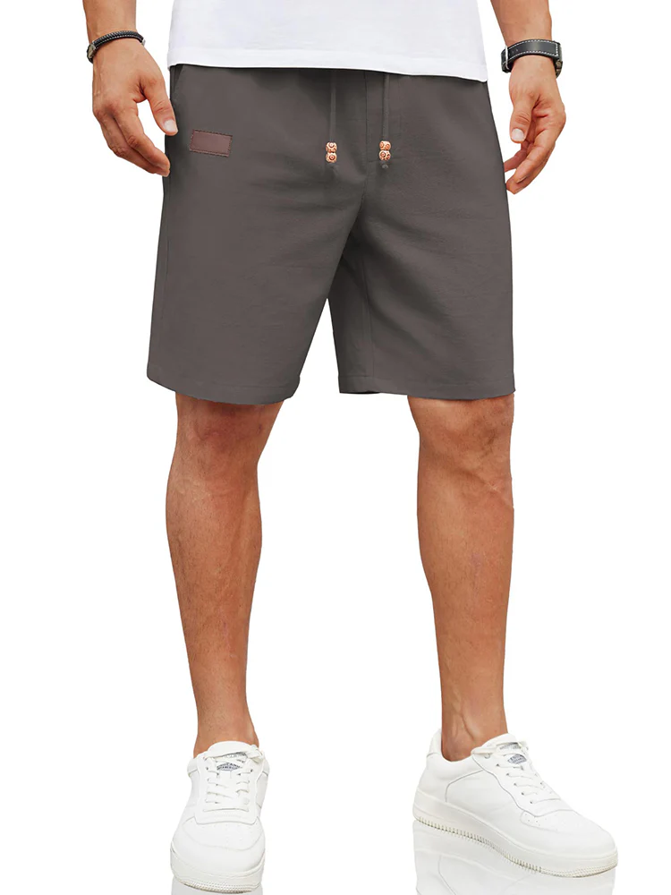 Casual Linen Blend Summer Shorts (US Only) - Image 5