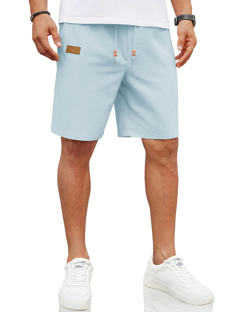 Casual Linen Blend Summer Shorts (US Only) - Image 7