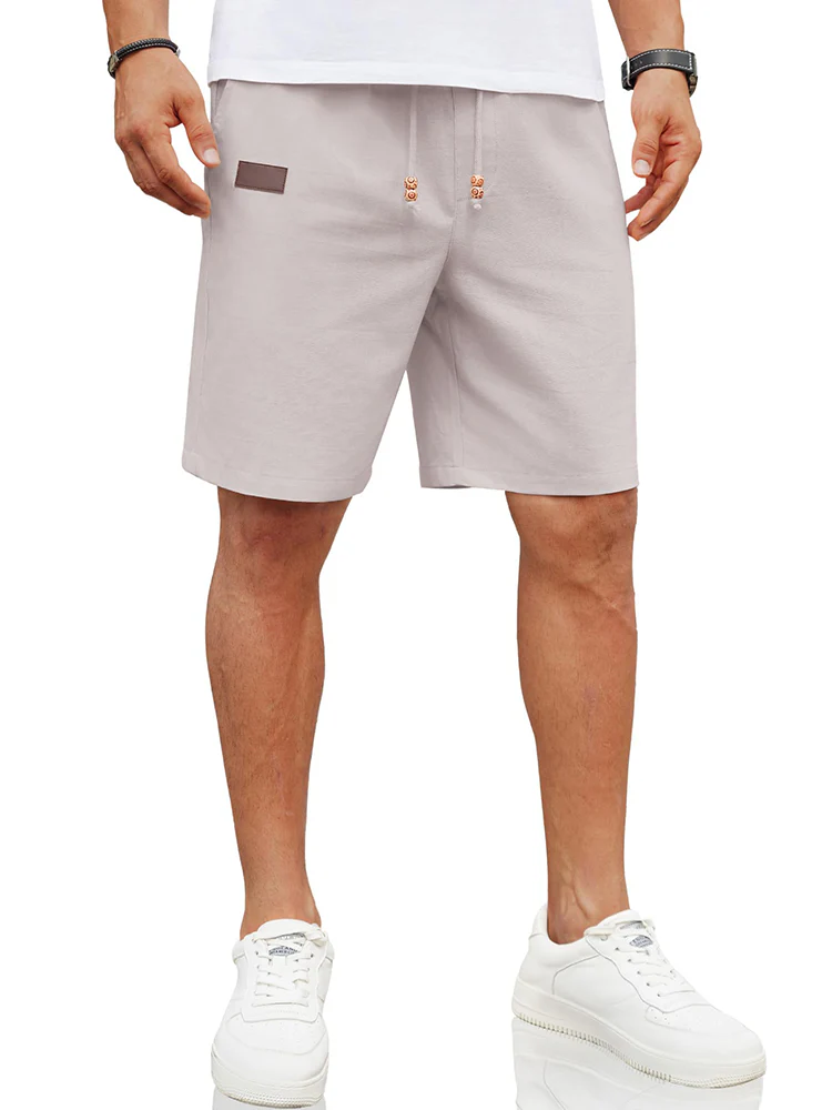 Casual Linen Blend Summer Shorts (US Only) - Image 8