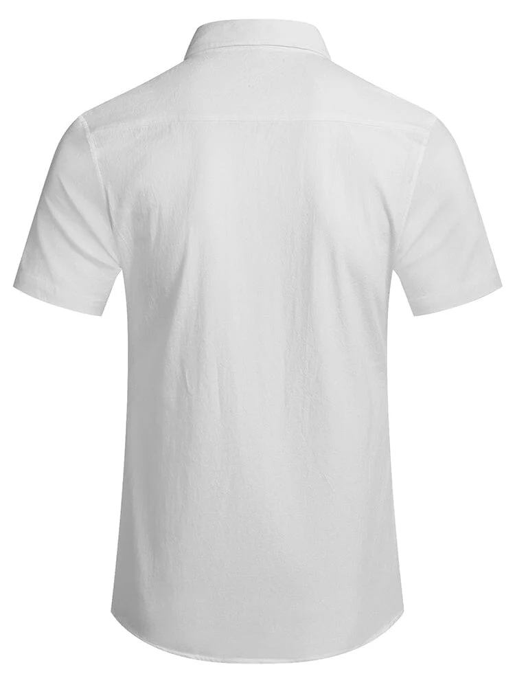 Casual Linen Button Down Shirt (US Only) - Image 12