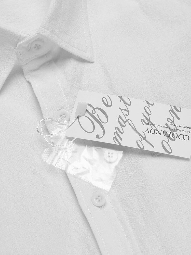 Casual Linen Button Down Shirt (US Only) - Image 15