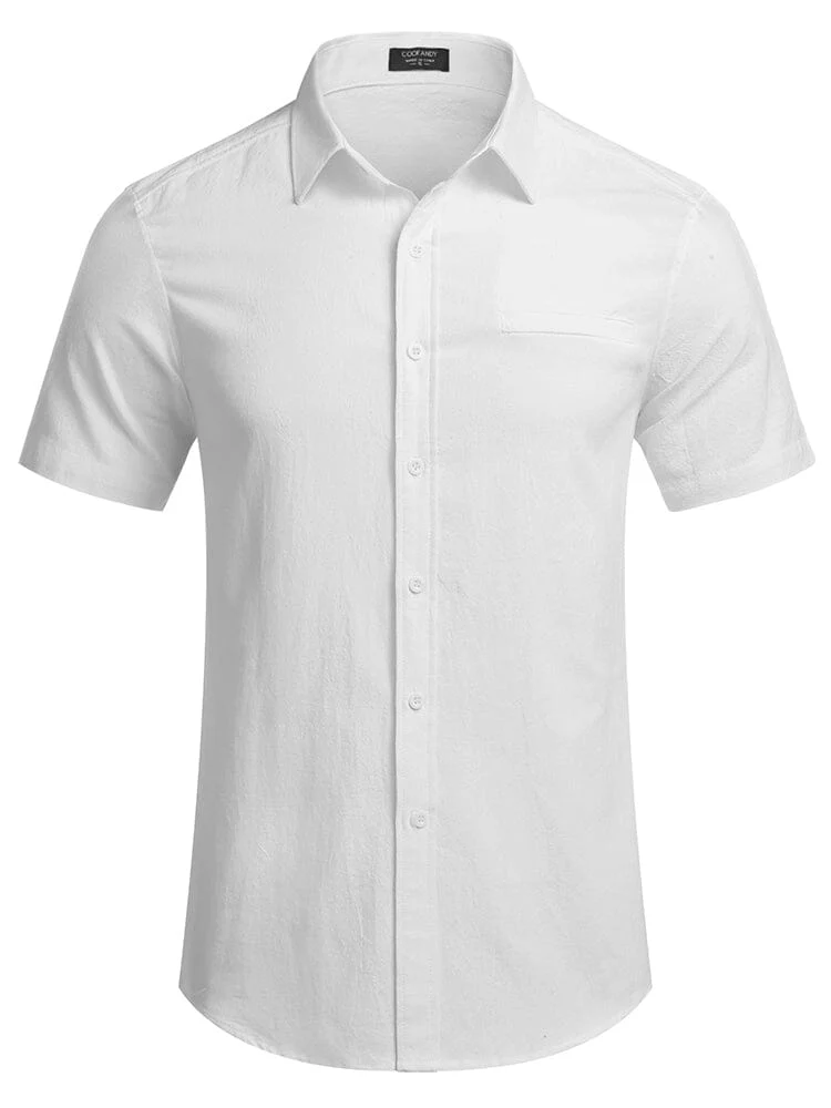 Casual Linen Button Down Shirt (US Only) - Image 2