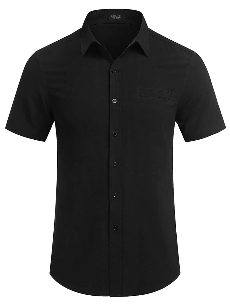 Casual Linen Button Down Shirt (US Only) - Image 4