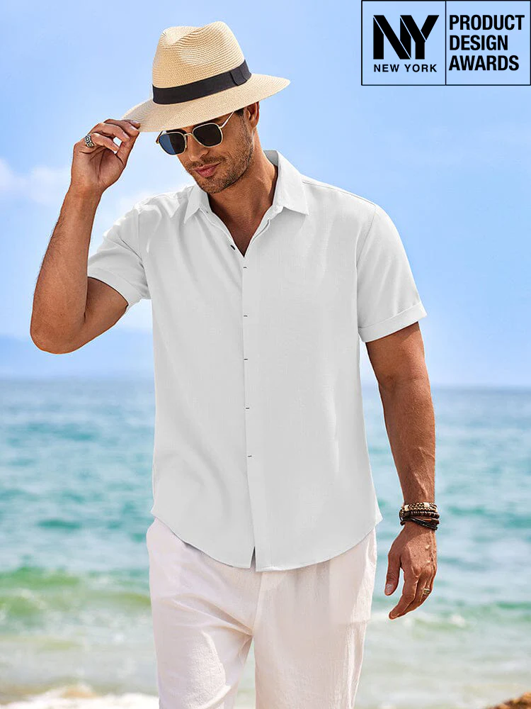 Casual Linen Skin-friendly Shirts (US Only) - Image 3