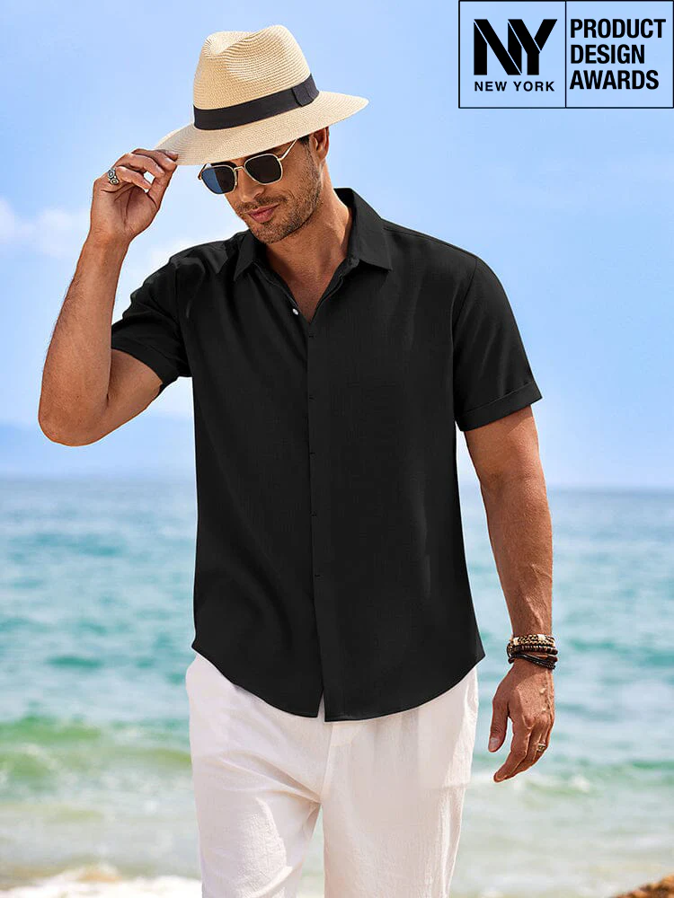 Casual Linen Skin-friendly Shirts (US Only) - Image 9