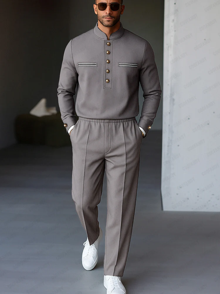 Casual Military Style Matching Set