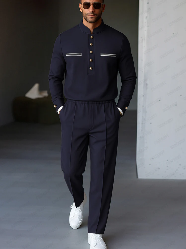 Casual Military Style Matching Set - Image 2
