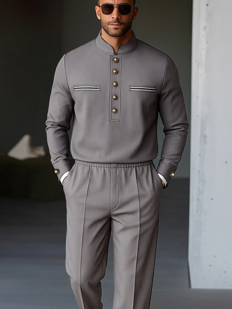 Casual Military Style Matching Set - Image 3