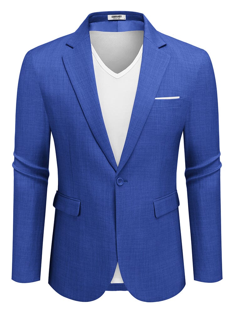 Casual One Button Suit Jackets (US Only) - Image 11
