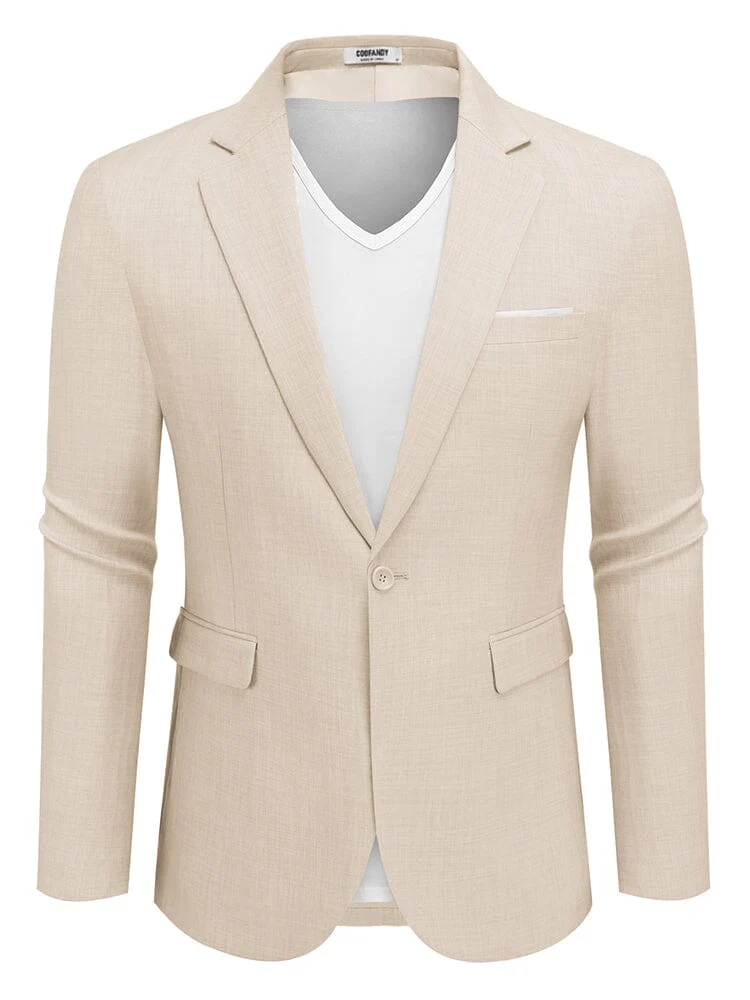 Casual One Button Suit Jackets (US Only) - Image 12