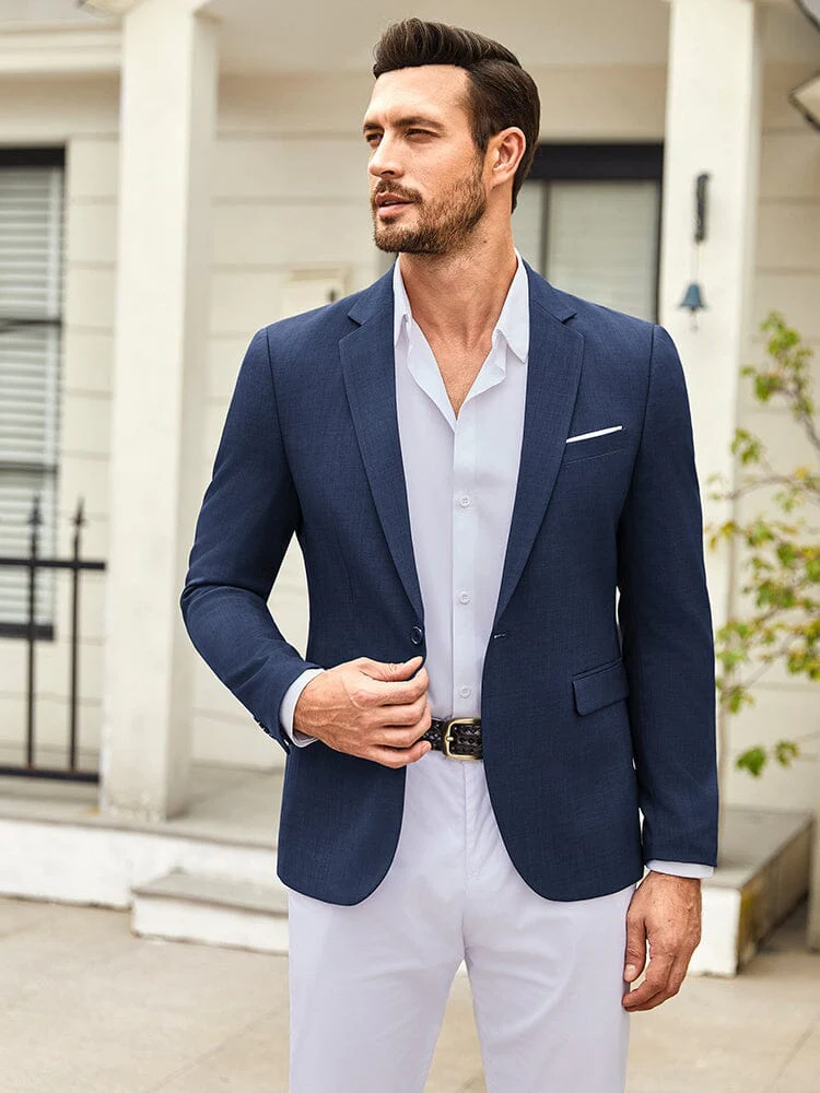 Casual One Button Suit Jackets (US Only) - Image 14