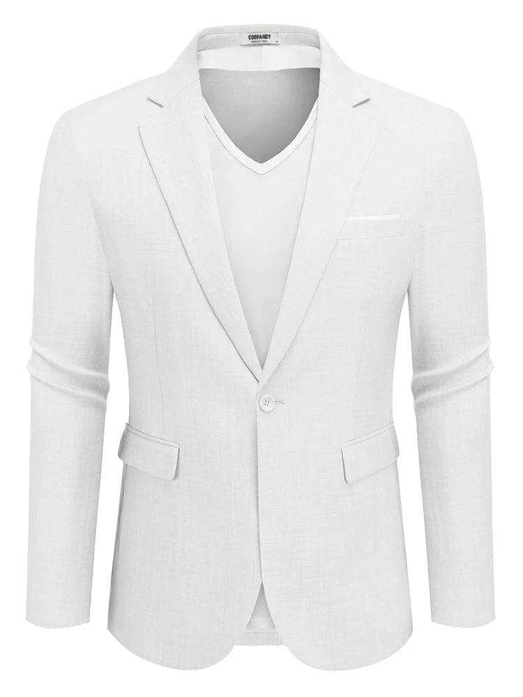 Casual One Button Suit Jackets (US Only) - Image 16