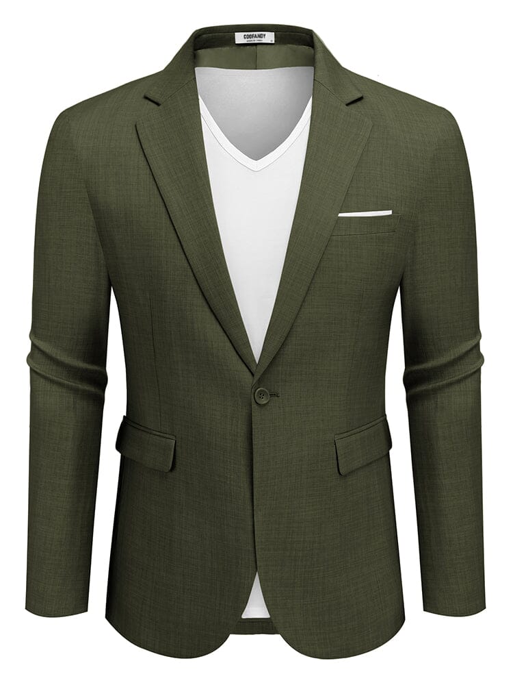 Casual One Button Suit Jackets (US Only) - Image 3