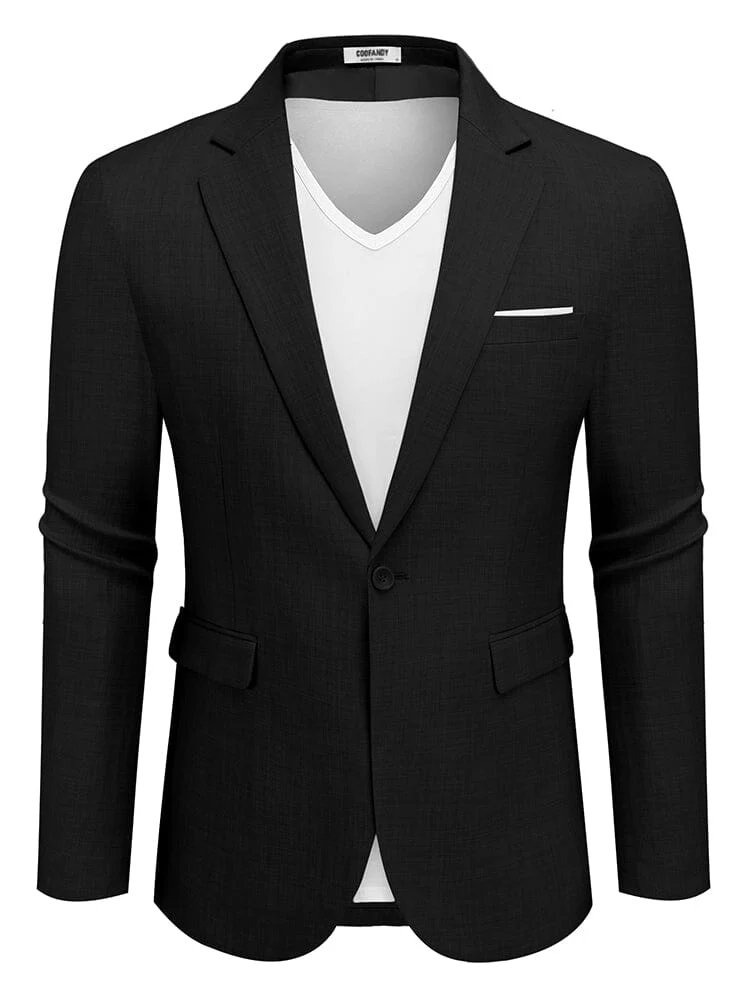 Casual One Button Suit Jackets (US Only) - Image 4