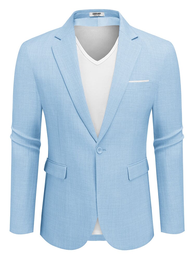 Casual One Button Suit Jackets (US Only) - Image 5