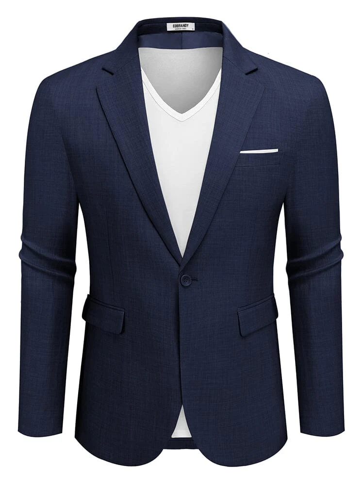 Casual One Button Suit Jackets (US Only) - Image 9