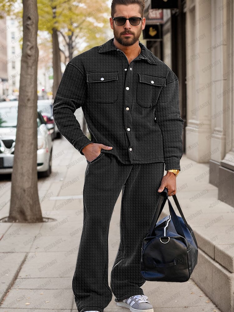 Casual Plaid 2-Piece Outfits - Image 2