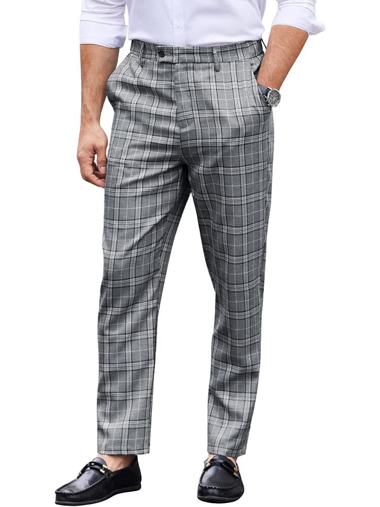 Casual Plaid Suit Pants (US Only) - Image 2