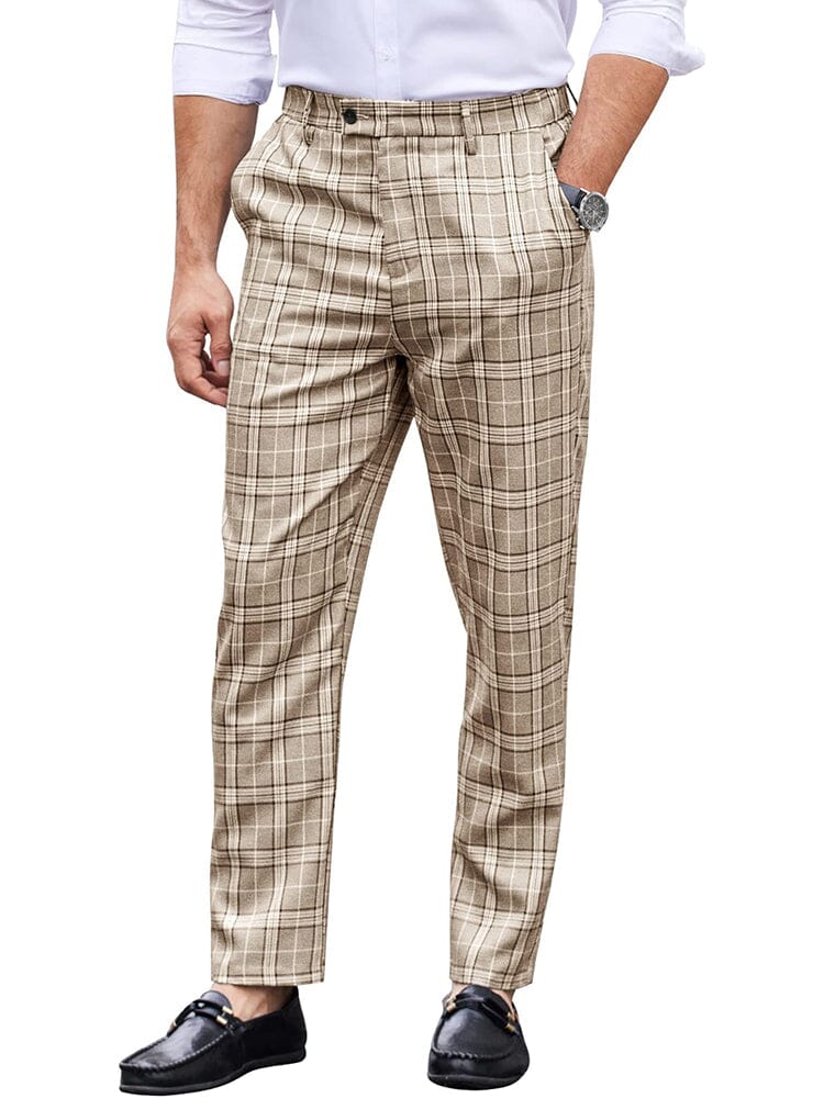 Casual Plaid Suit Pants (US Only) - Image 3
