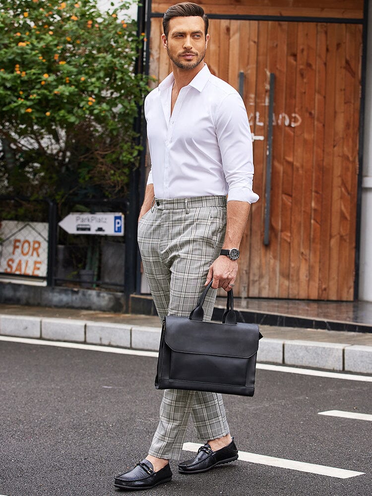 Casual Plaid Suit Pants (US Only) - Image 7