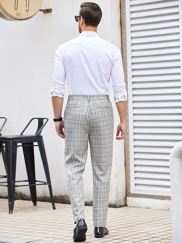 Casual Plaid Suit Pants (US Only) - Image 8