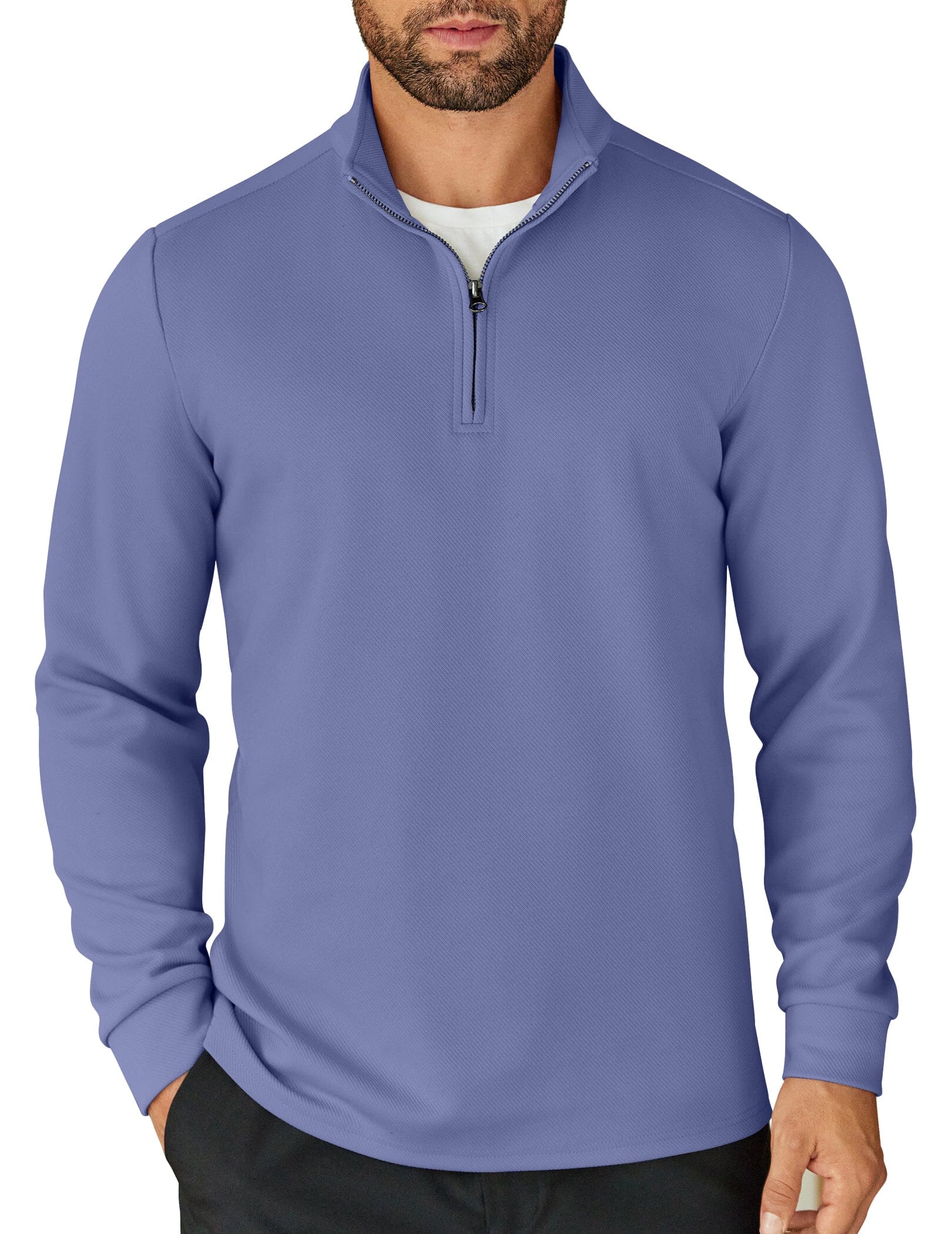 Casual Quarter Zip Sweatshirt (US Only) - Image 10